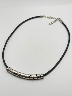 John Hardy Leather Kali Choker Necklace 925 Sterling silver | 18inch
